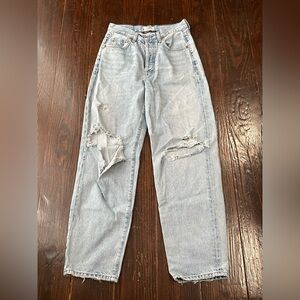 Citizens Of Humanity Light Blue Distressed Boyfriend Jeans